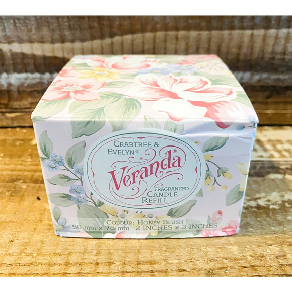 Vintage Crabtree & Evelyn Honey Blush Fragrance Candle Refill 4.5oz NIB Rare - Picture 1 of 6